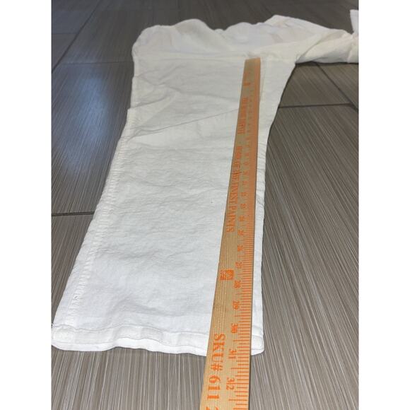 beach relaxed breathable coastal nautical J jill love linen pants sz Large linen - Picture 3 of 10